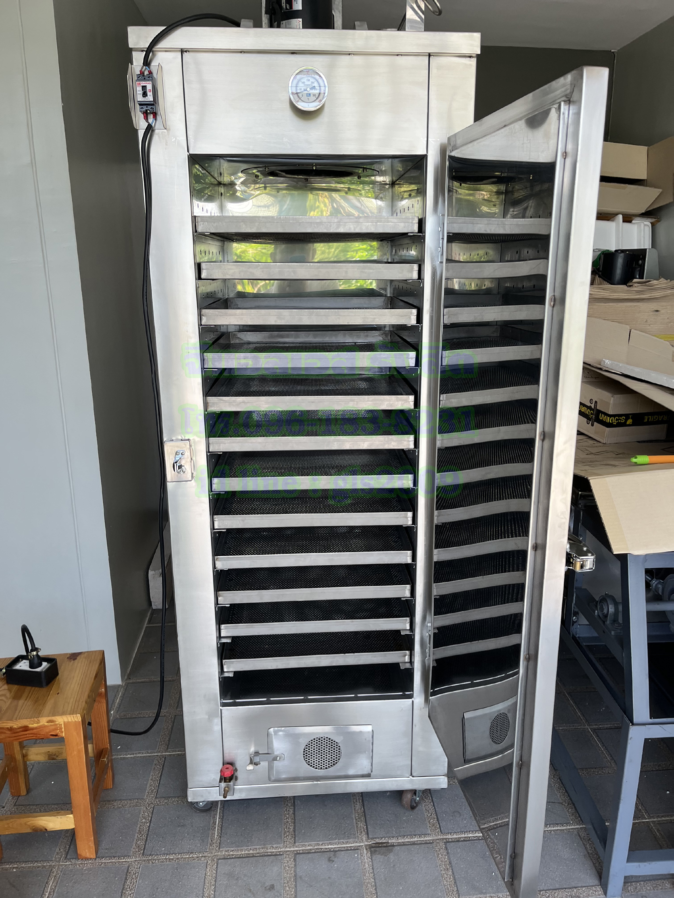 ตู้อบแห้ง12ชั้นสแตนเลส