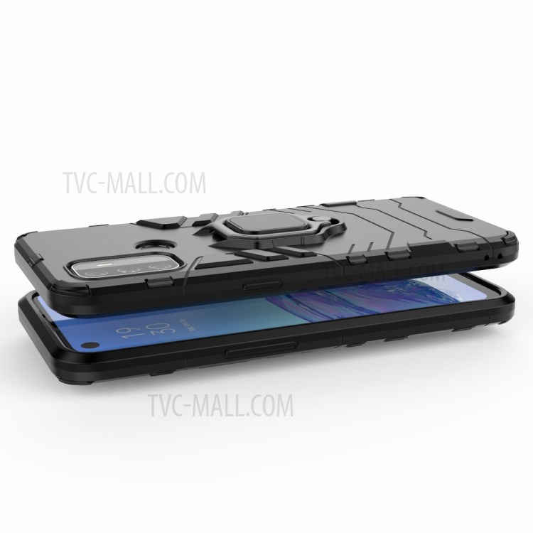 Case OPPO A53 (2020) # Pre-Order * เคส PC + TPU Finger Ring Kickstand พลาสติกแข็ง + TPU อ่อน = การ์ดสองชั้น *