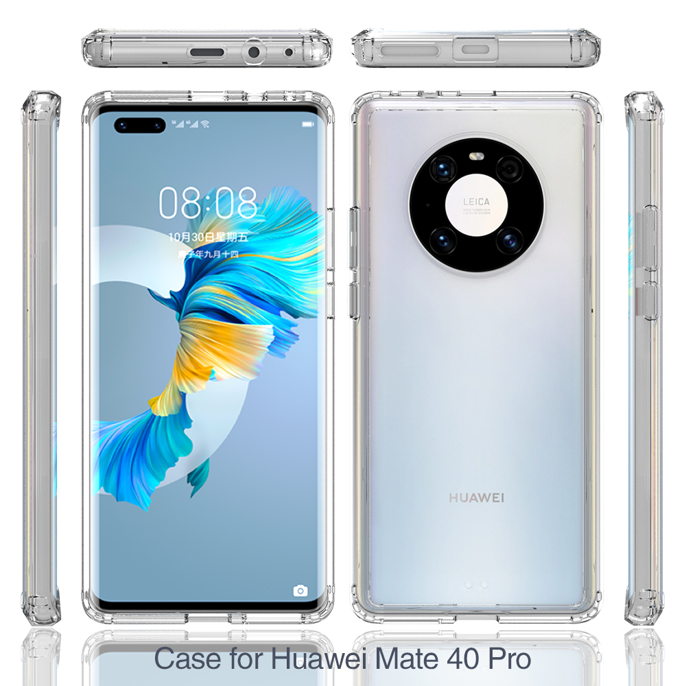 Case Huawei Mate 40 Pro / Pre-Order * เคสป้องกันรอยขีดข่วน Crystal Clear + คริลิคไฮบริด TPU Case *