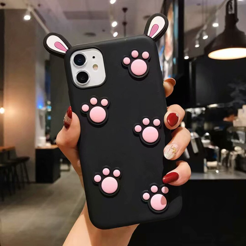 Case Huawei Mate 9 / Pre-order * 3D นุ่ม รูปเท้าแมวน่ารัก ซิลิโคนอ่อนนุ่ม TPU *