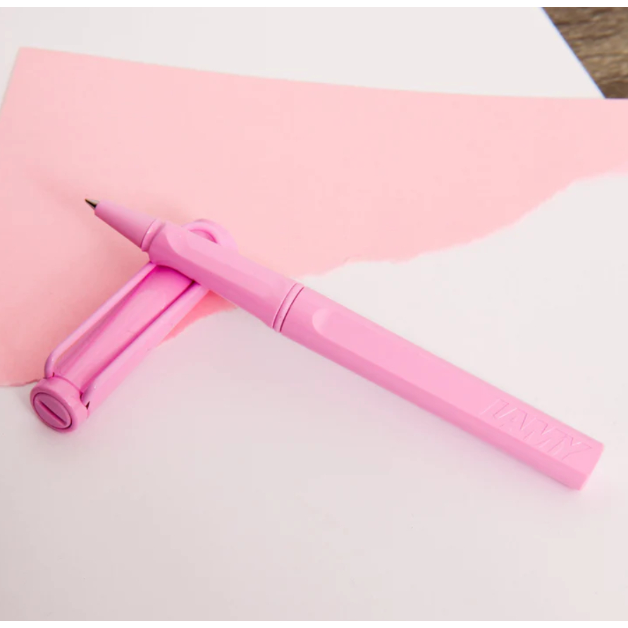Lamy Safari Light Rose Rollerball Pen 2023 Special Edition