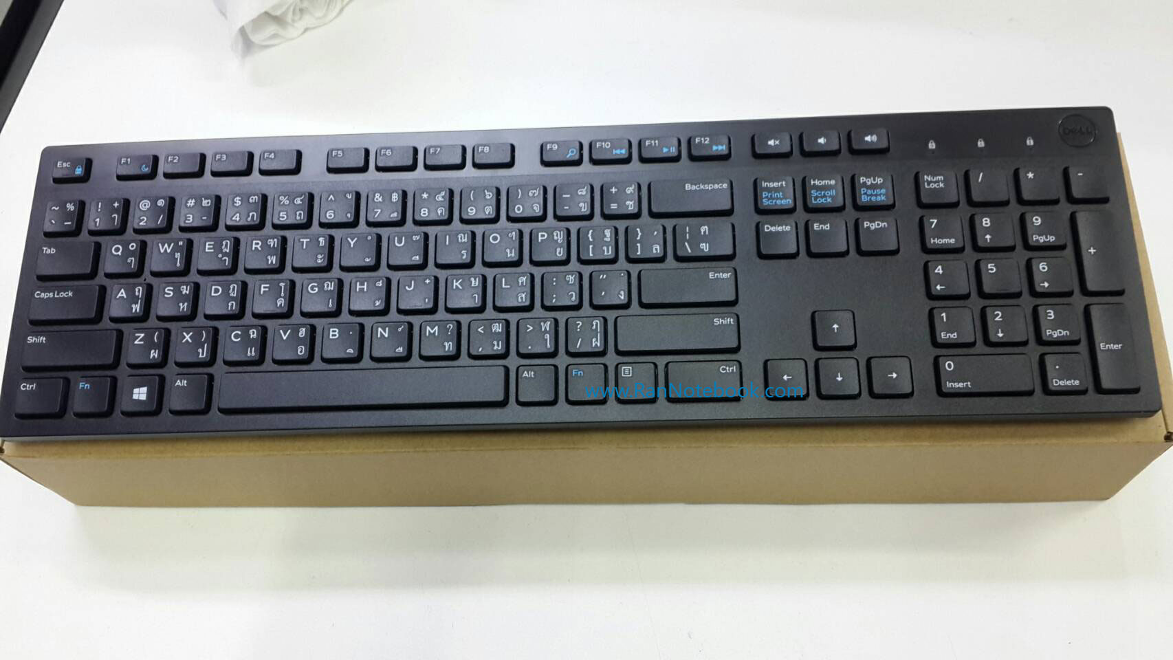 DELL KM636 Wireless Keyboard + Mouse ComboSet ไทย-อังกฤษ คีย์บอร์ด Dell ไร้สาย เม้าท์ Dell ไร้สาย