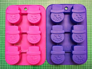 แม่พิมพ์ซิลิโคน รูป snowman 6 ช่อง