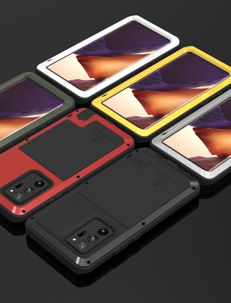 Case Samsung Galaxy Note20 Ultra / Note20 Ultra 5G # Pre-Order * LOVE MEI คุณภาพสูงนี้มีฟังก์ชันป้องกันการตกหล่น กันกระแทก และกันฝุ่น *