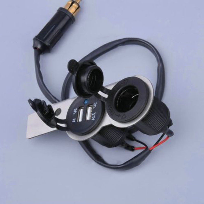 adapter ที่ชาร์จ USB และช่องจุดบุหรี่ สำหรับ มอเตอร์ไซค์ BMW GS
