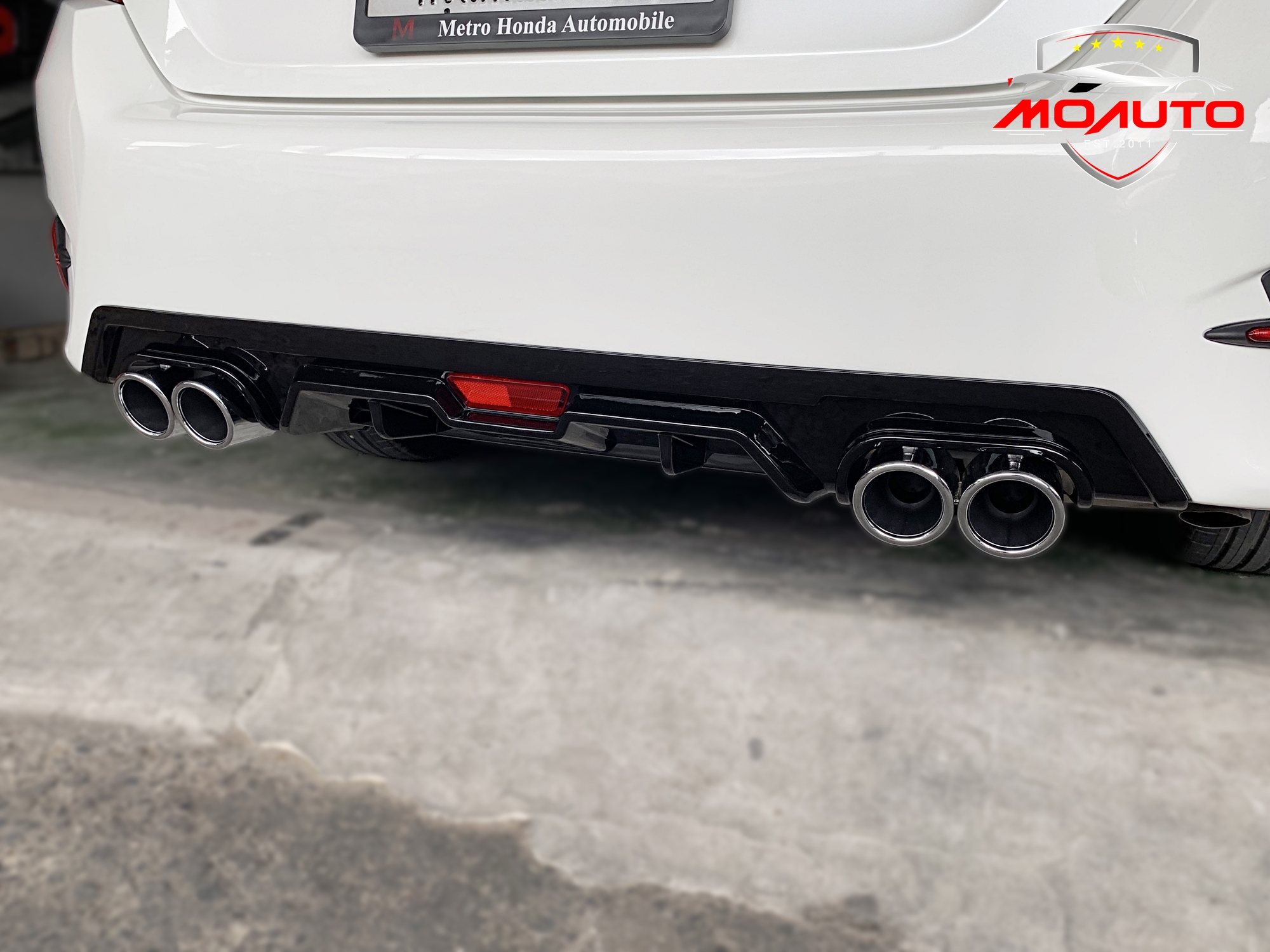 Diffuser ทรง Sport พร้อมปลายท่อหลอก CIVIC FC 2016-2021