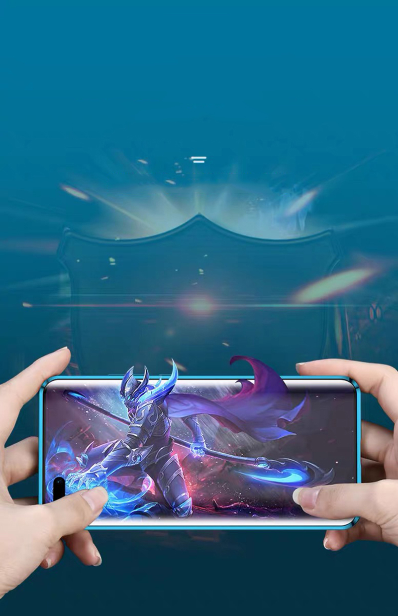 Case Huawei P40 Pro / Pre-order * เคสกรอบโลหะดูดซับแม่เหล็ก + กระจกปกหลัง Combo *