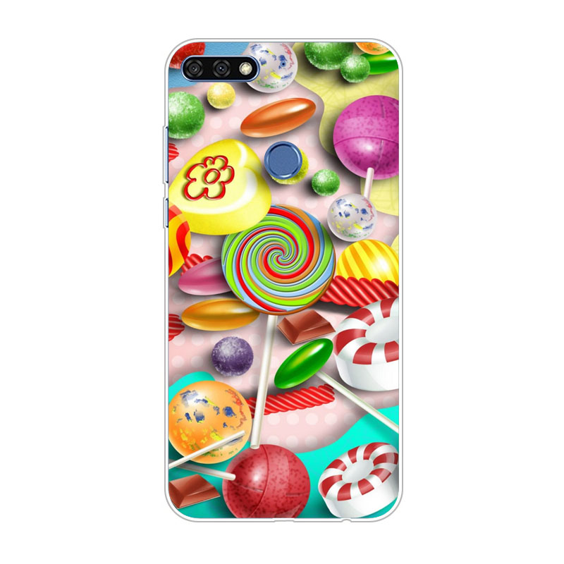 Case Huawei Y7 Pro 2018 / Pre-order * ซิลิกอนน่ารัก การ์ตูนจิตรกรรมTPU Soft *