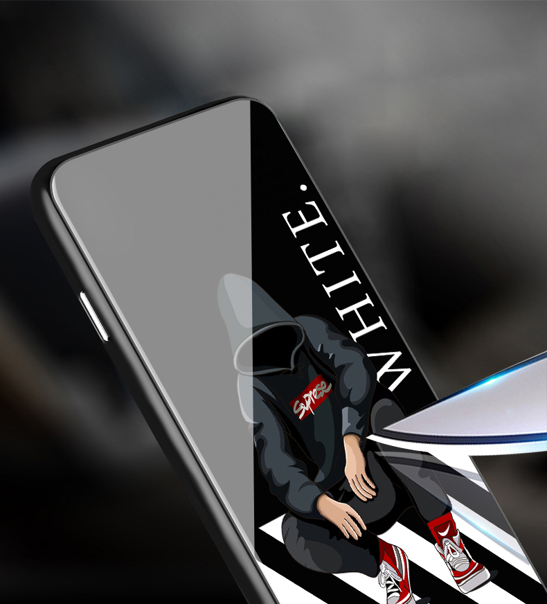 Case Huawei Nova 5T / Pre-order * เคสกระจกนิรภัย สไตล์Graffiti Street แผ่นหลัง + กรอบ TPU *