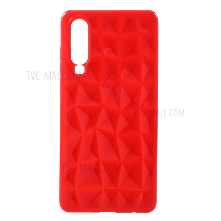 Case Huawei P30 / Pre-Order * 3D เพชรเนื้อ TPU บางเฉียบรู้สึกไม่เทอะทะ *