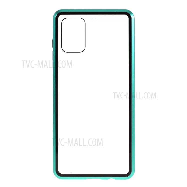 Case Samsung Galaxy A71 / Pre-order * เคสกระจกสองด้าน + การดูดซับแม่เหล็กกรอบโลหะปกที่ไม่ซ้ำกัน *