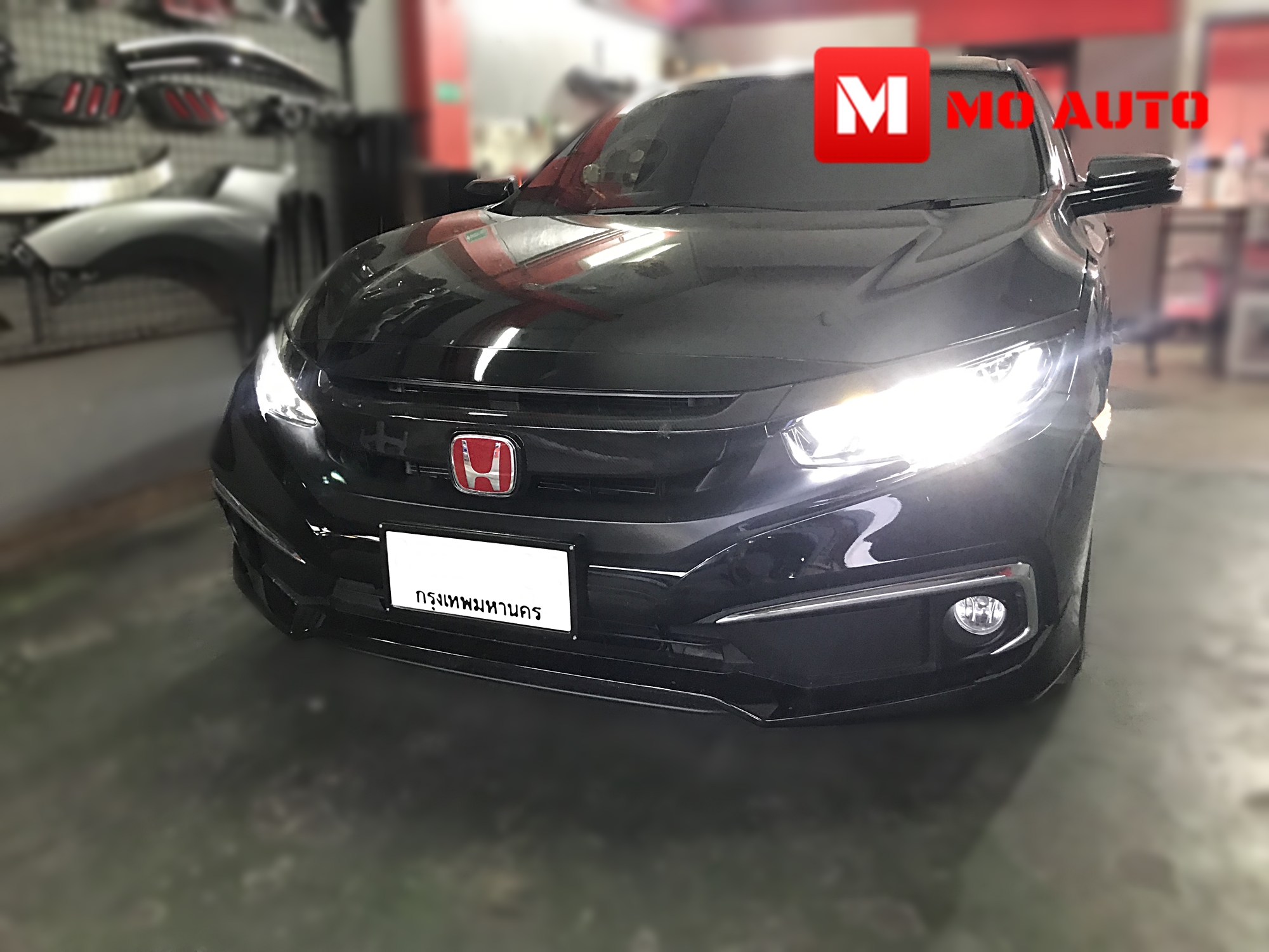 โคมไฟหน้า LED CIVIC FK ทรง Lamborghini Style