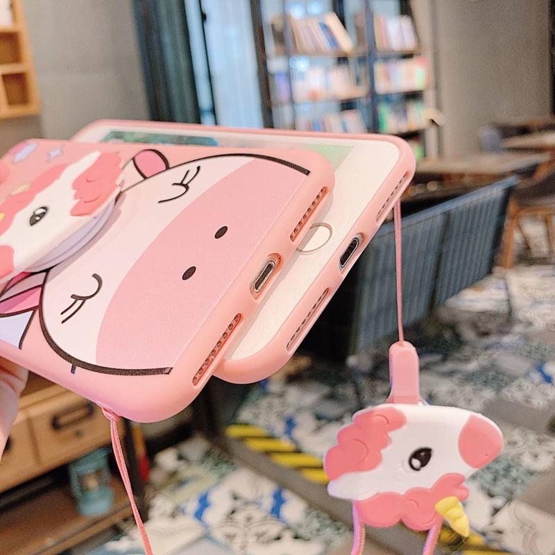 Case OPPO F9 / Pre-Order * Amorus 3D ยูนิคอร์น Decor เคสโทรศัพท์ kickstand *