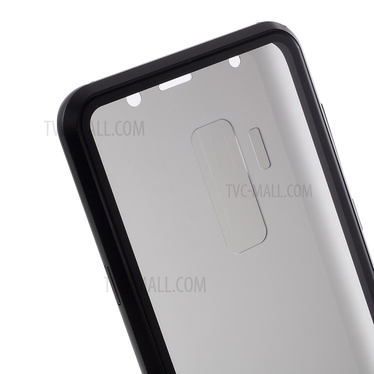 Case Samsung Galaxy S9 Plus # Pre-Order * เคสกรอบโลหะการติดตั้งแม่เหล็ก + กระจกเต็มครอบคลุม360องศา การจดจำใบหน้าต่อต้านการมองลอด *