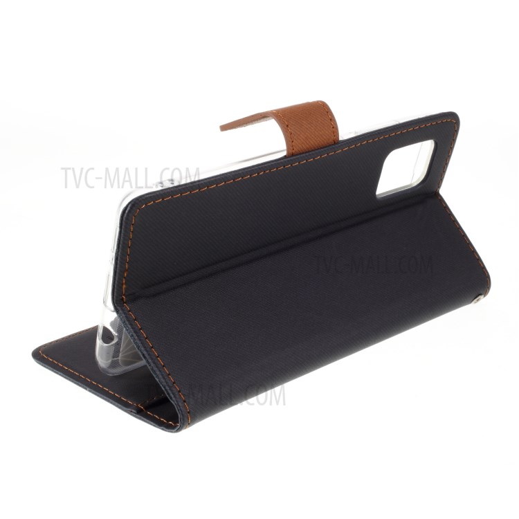 Case Samsung Galaxy A71 / Pre-order * ROAR Twill Grain Leather Wallet Stand Case Flip *