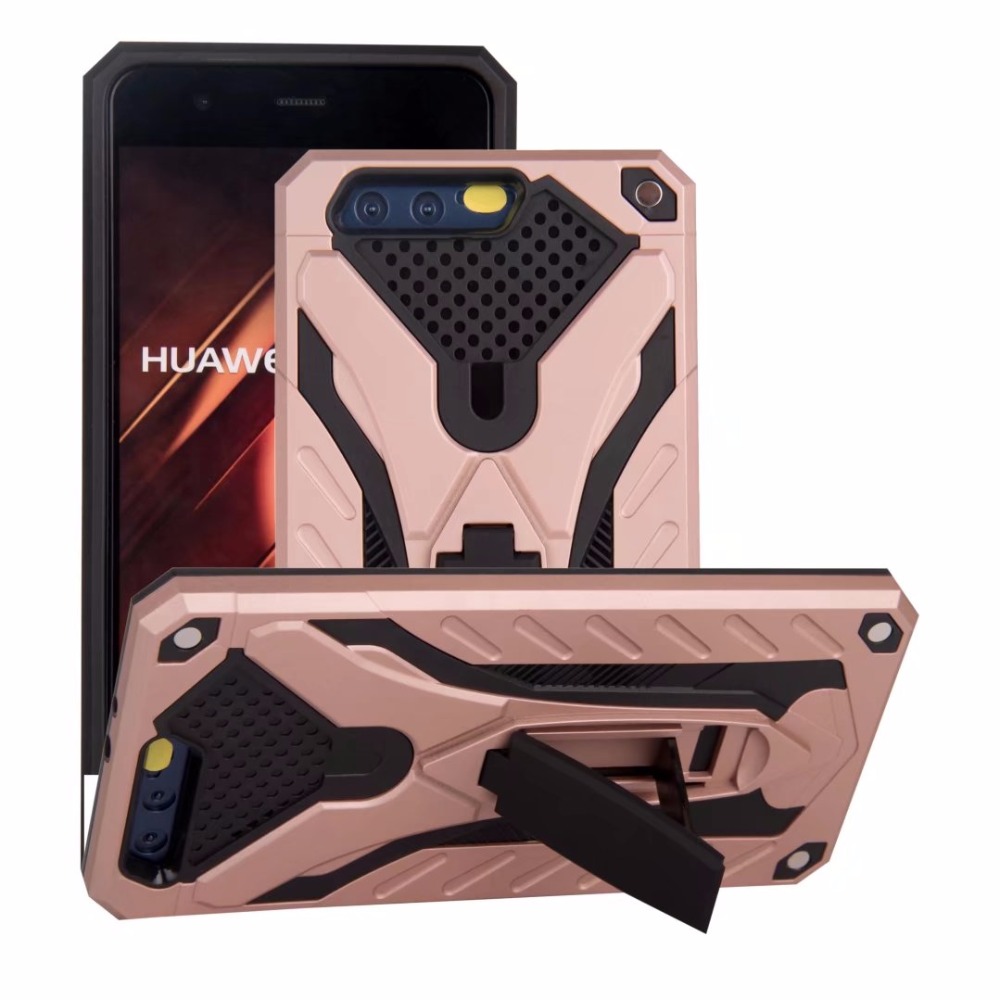 Case Huawei P8 / Pre-order * เคสไฮบริด TPU เกราะซิลิโคนคุ้มครองปกคลุมพร้อมขาตั้ง *