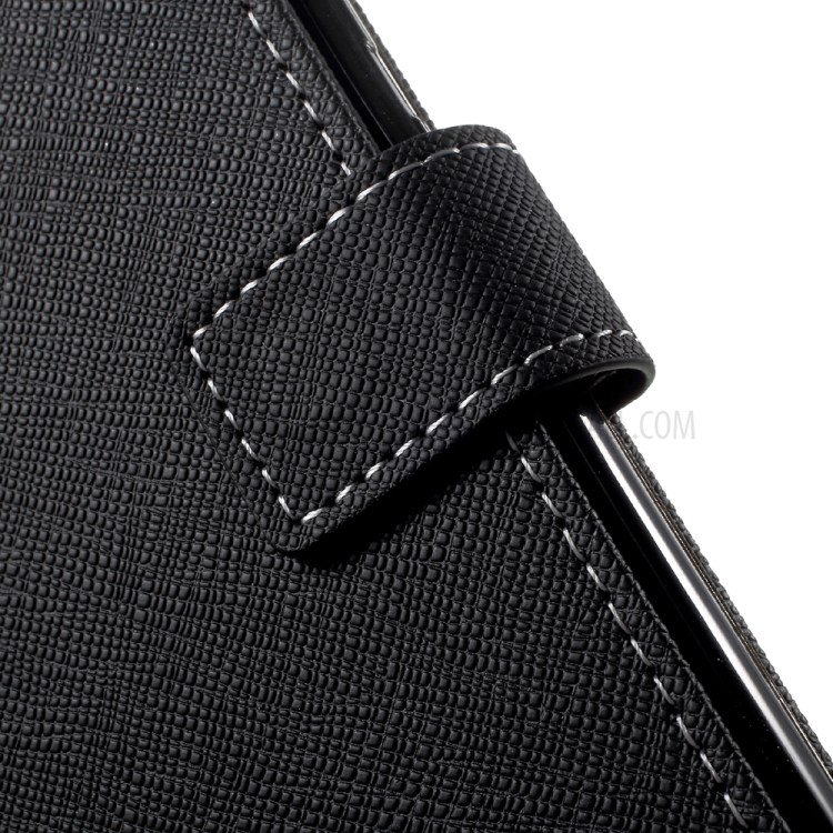 Case Lenovo Vibe P2 / Pre-order * กระเป๋าสตางค์ขาตั้ง Cross Texture ปกหนัง Folio *