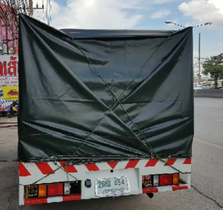 ผ้าใบกันฝน ขนาดกว้าง 12m x ยาว 3m ผ้าใบคลุมสินค้า ผ้าใบกันน้ำ ผ้าใบกันแดด ผ้าใบคูนิล่อน ผ้าใบคลุมคอกรถระบะ ผ้าใบคลุมรถสิบล้อ ผ้าใบกูบรถไฟ ผ้าใบรถบรรทุก kunilon อย่างดี