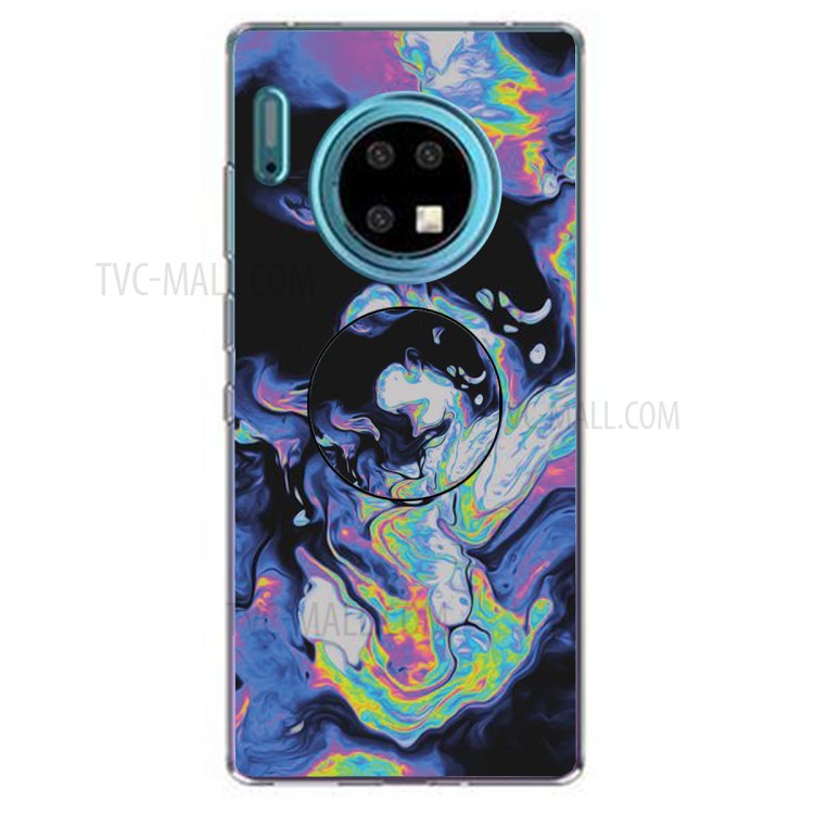 Case Huawei Mate 30 Pro / Pre-order * เคสลายพื้นผิวหินอ่อน IMD Soft TPU *