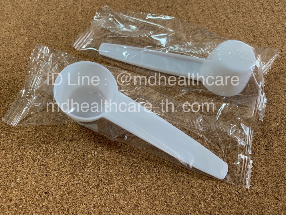 ช้อนตวง10กรัม/20ml.(cc.) ยาว12cm(10ชิ้น ชิ้นละ40บาท) บรรจุ1ชิ้น/ซอง