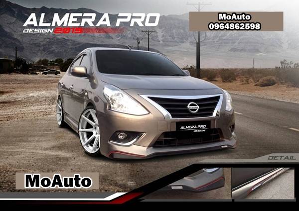 ชุดแต่งสเกิตรอบคัน Nissan Almera 2014