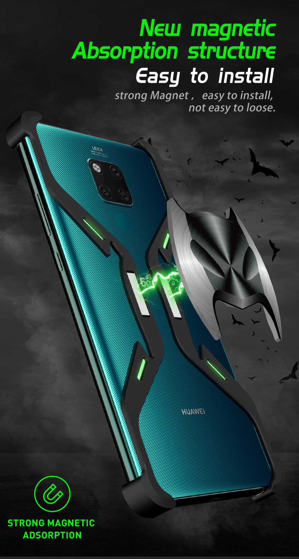 Case Huawei Mate 20 X # Pre-order * R-JUST เคสปกโลหะเรืองแสงรูปตัว X นี้ไม่เพียงแต่แข็งแกร่งและทนทานเท่านั้น แต่ยังมีลักษณะที่สวยงามและเท่อีกด้วย *
