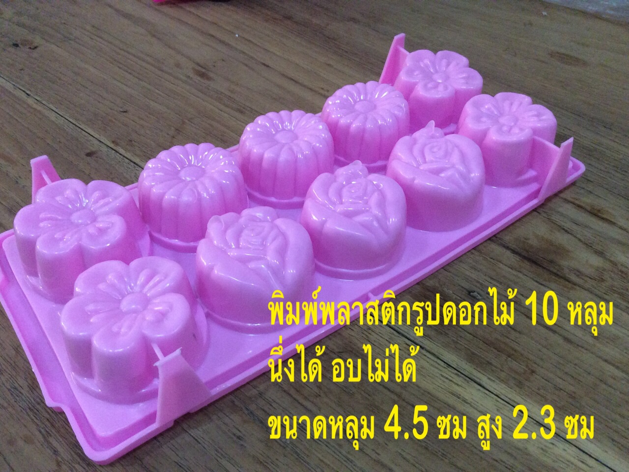 PP017 พิมพ์วุ้นพลาสติก 10 ช่อง