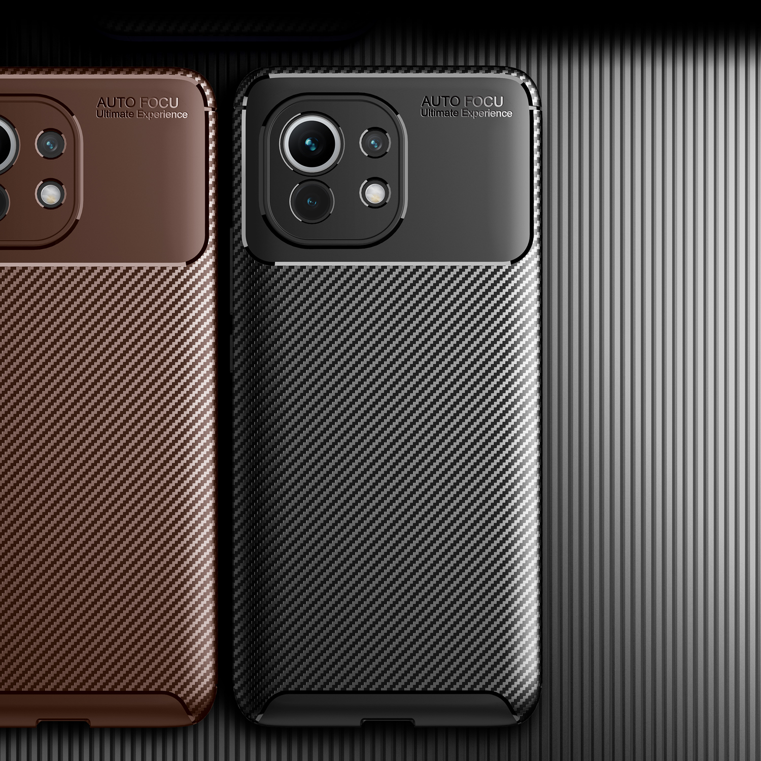 Case Xiaomi Mi 11 5G # Pre-Order * เคสเนื้อคาร์บอนไฟเบอร์เคสกันรอยโทรศัพท์ TPU นุ่มยืดหยุ่นและทนทาน *