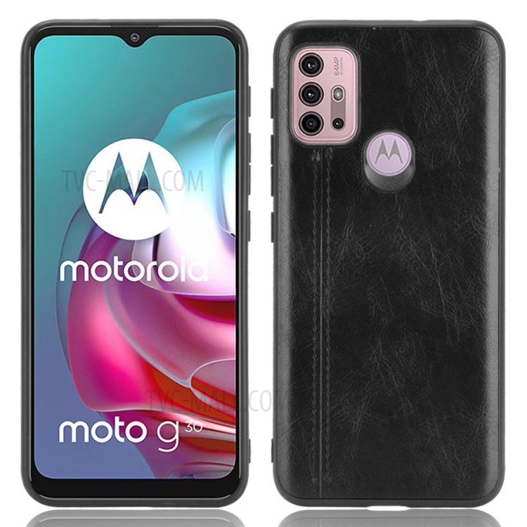Case Motorola Moto G30 # Pre-Order * เคสดีไซน์เส้นเย็บคู่อันเป็นเอกลักษณ์ วัสดุไฮบริด: ด้านหลังพีซี + กรอบ TPU เคลือบด้วยหนัง PU *