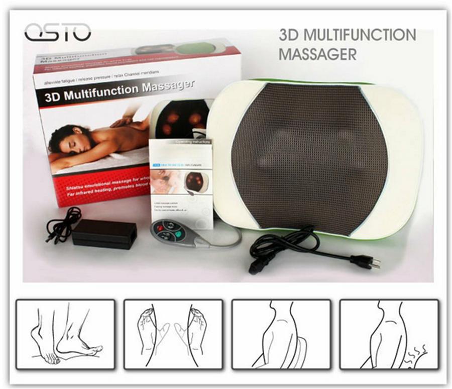 3D Multifunction Massager เบาะนวดลูกกลิ้งกดจุด