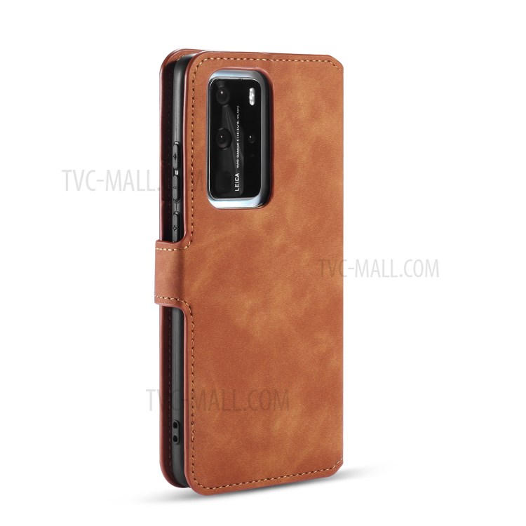 Case Huawei P40 Pro / Pre-order * DG.MING กระเป๋าสตางค์หนังย้อนยุคสไตล์ *
