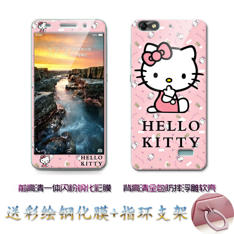 Case Huawei G-Play Mini / Pre-orde * เคส TPU ลายการ์ตูนน่ารักๆ + กระจกนิรภัย *