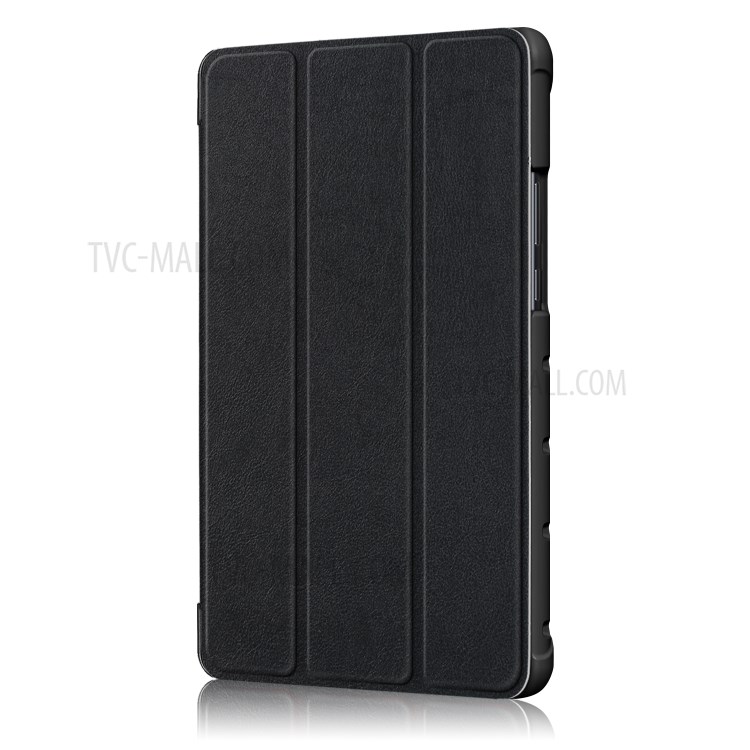 Case Huawei MediaPad M5 lite / Pre-Order * ผิวลิ้นจี่หนัง PU ยืน 3 - พับ หนัง PU คุณภาพดีและรูปลักษณ์ที่น่าดึงดูด *