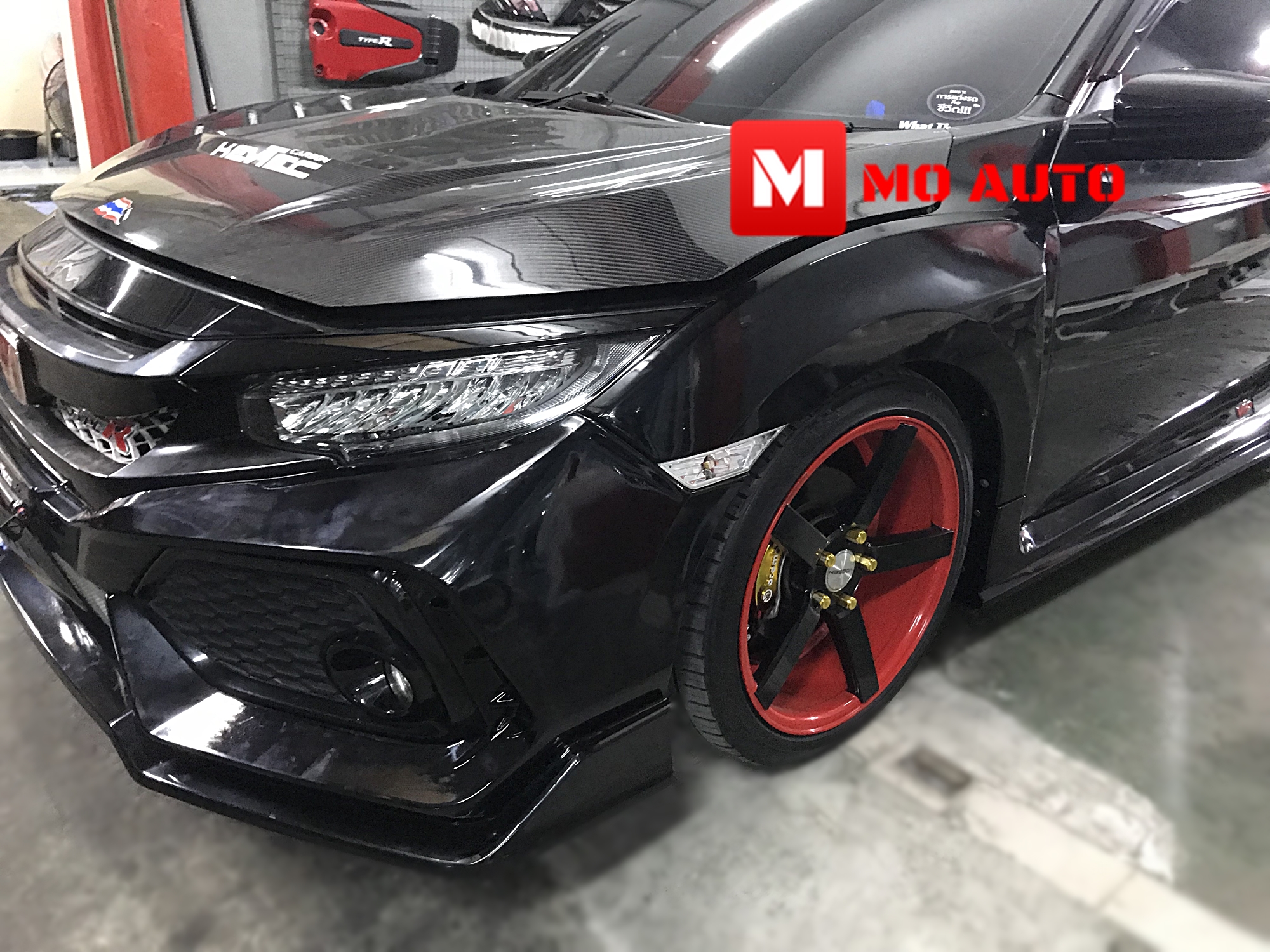 ชุดแต่ง TYPE-R CIVIC FK Hatchback แบบสวมทับ
