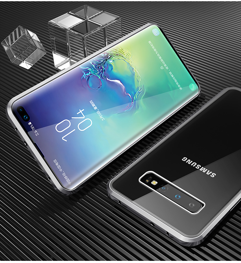 Case Samsung Galaxy S10 / Pre-Order * เคสกระจกด้านหน้า + หลังและกรอบโลหะเคสนี้ให้การปกป้องที่ครอบคลุม 360 องศา *