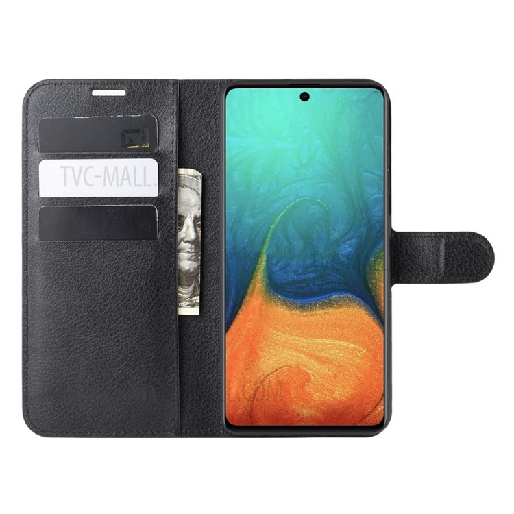 Case Samsung Galaxy A71 / Pre-order * เคสกระเป๋าสตางค์ผิวหนังลิ้นจี่ ช่องเสียบการ์ด Wallet และช่องใส่เงินสด *