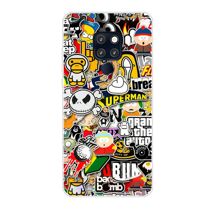 Case Huawei Mate 20 / Pre-order * เคส TPU ใสพิมพ์ลายการ์ตูนน่ารัก *