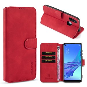 Case OPPO A53 (2020) # Pre-Order * KHAZNEH เคสโทรศัพท์หนังย้อนยุค สไตล์กระเป๋าสตางค์: ช่องใส่การ์ด 2 ช่อง + กระเป๋าเงินสด 1 ช่อง *