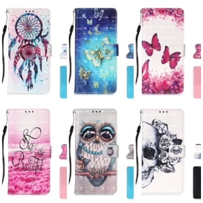 Case Samsung Galaxy A71 5G / Pre-order * ภาพวาด 3 มิติซองหนังพลิกแนวนอนพร้อมที่วางและช่องเสียบการ์ดและเชือกเส้นเล็ก *