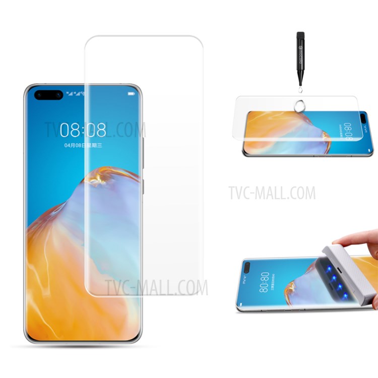 กระจกกันรอย Huawei P40 Pro / Pre-order * MOCOLO 3D โค้งกระจกฟิล์มป้องกันหน้าจอ UV *