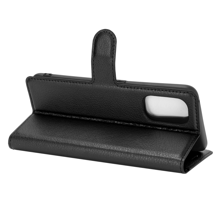 Case Realme 7 Pro / Pre-Order * เคสเนื้อลิ้นจี่เคสป้องกันพลิกแนวนอนพร้อมที่วางและช่องเสียบการ์ดและกระเป๋าสตางค์ *