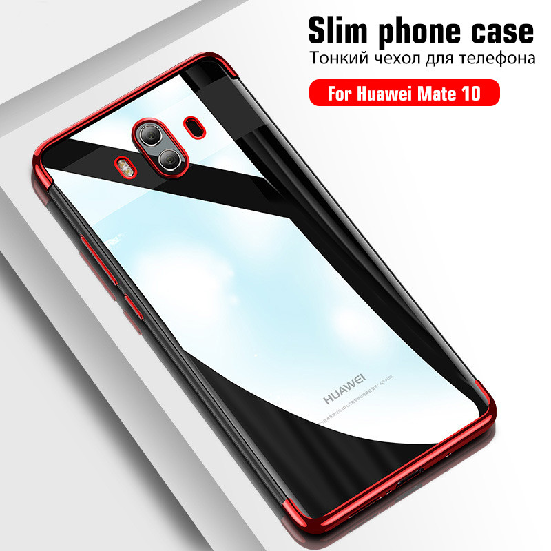 Case Huawei Mate 8 / Pre-order * เคสหรูหราเทคนิคการชุบทอง TPU ซิลิโคนอ่อนนุ่ม *