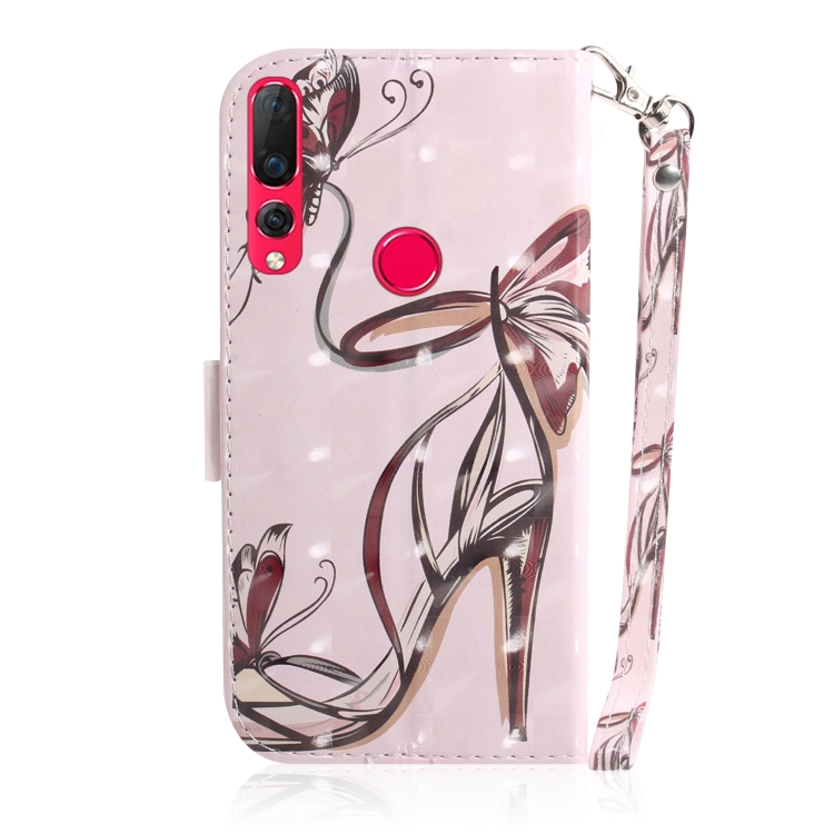 Case Huawei Nova 4 / Pre-Order * เคส 3D จิตรกรรมแบบแนวนอนพลิก TPU + PU ซองหนังพร้อมตัวยึดและช่องเสียบการ์ด & กระเป๋าเงิน *