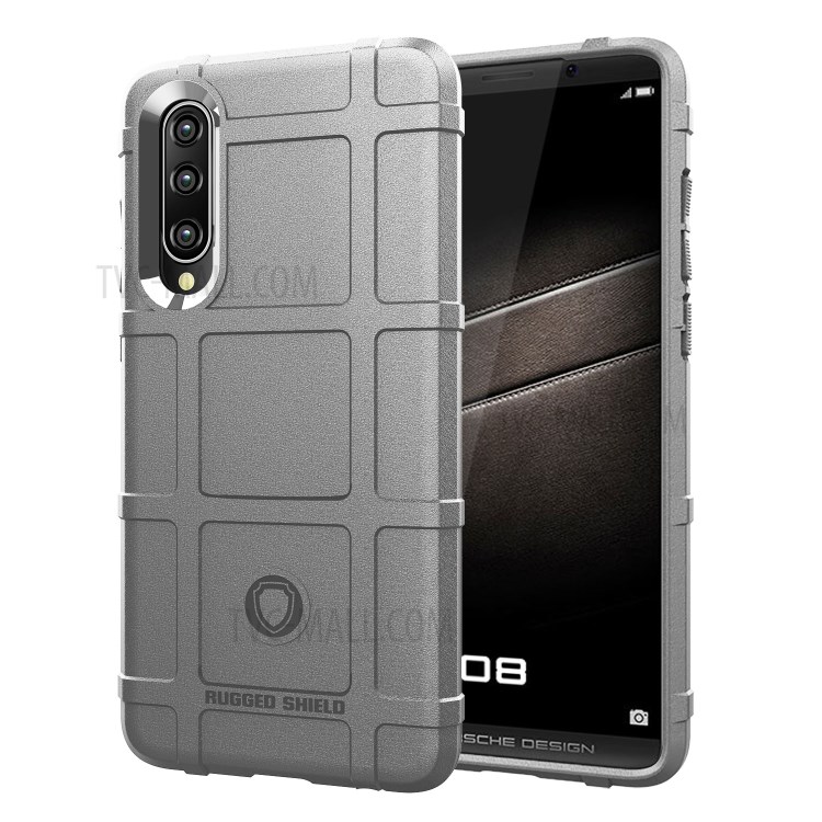 Case Huawei P30 / Pre-Order * Anti-shock ป้องกันการกระแทกตารางสี่เหลี่ยมเนื้อ TPU *