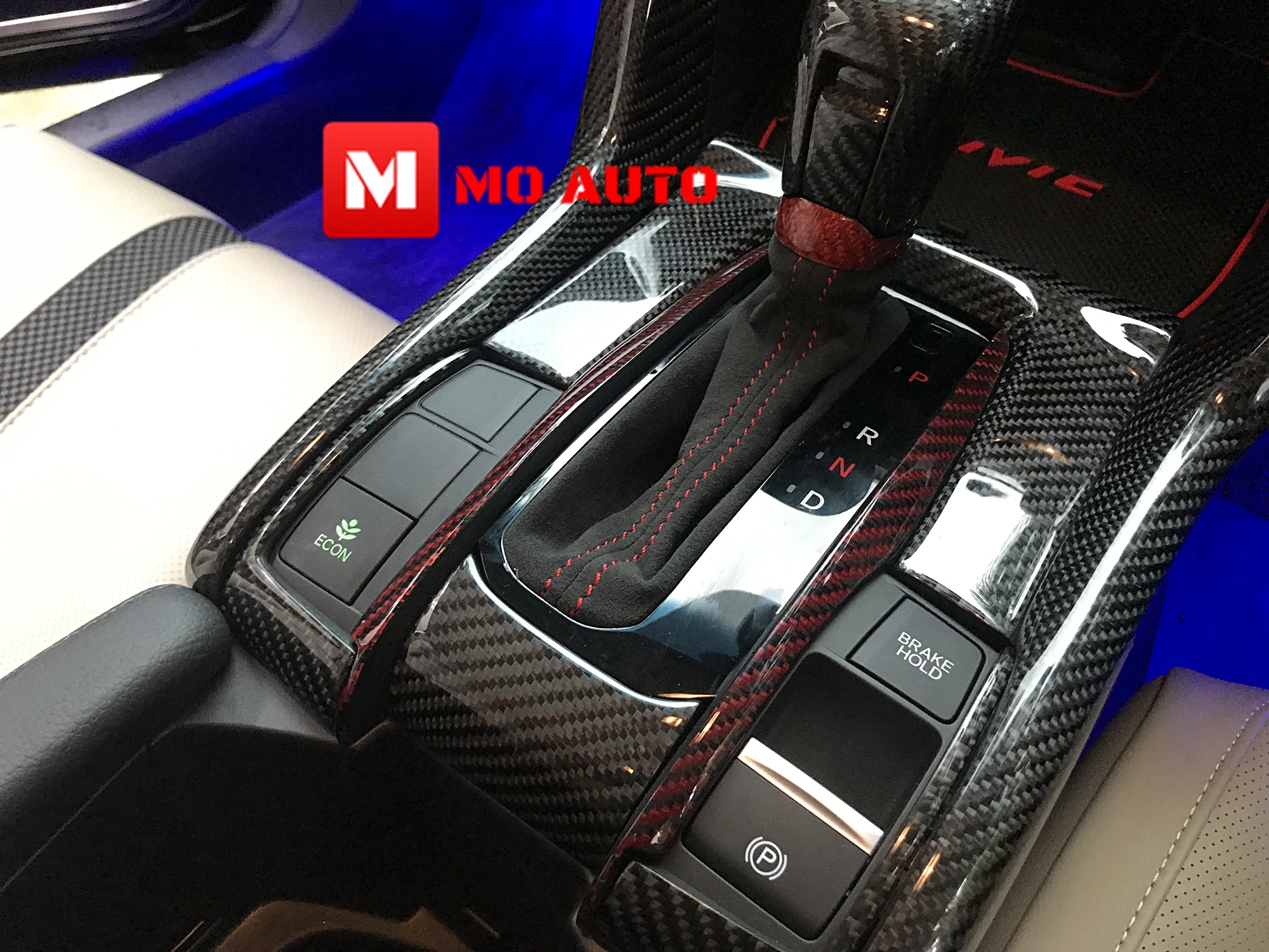 ชุดครอบคอนโซลเกียร์ CARBON แท้ CIVIC FC / FK 2016-2021