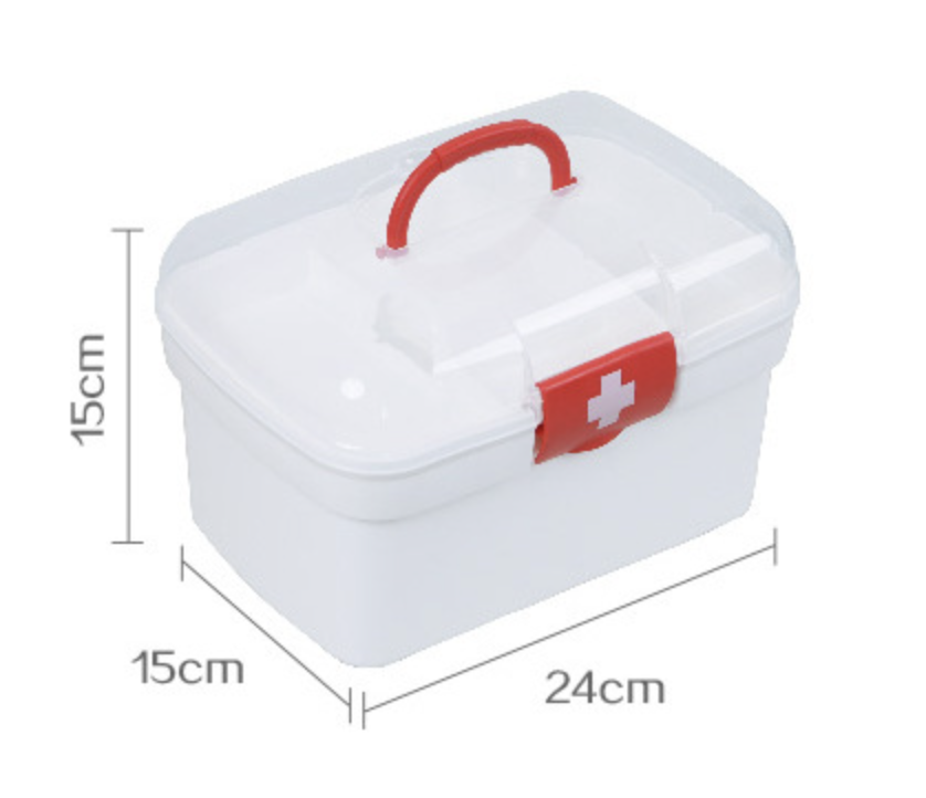 กล่องใส่ยา M ขนาด 24*15*15cm. จำนวน1ใบ