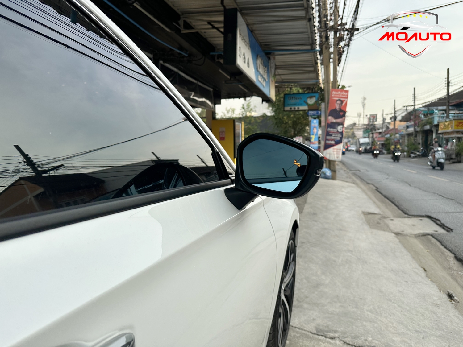 ชุดกระจกช่วยเตือนมุมอับสายตา V1 ( BSD ) CIVIC FE / FE e:HEV