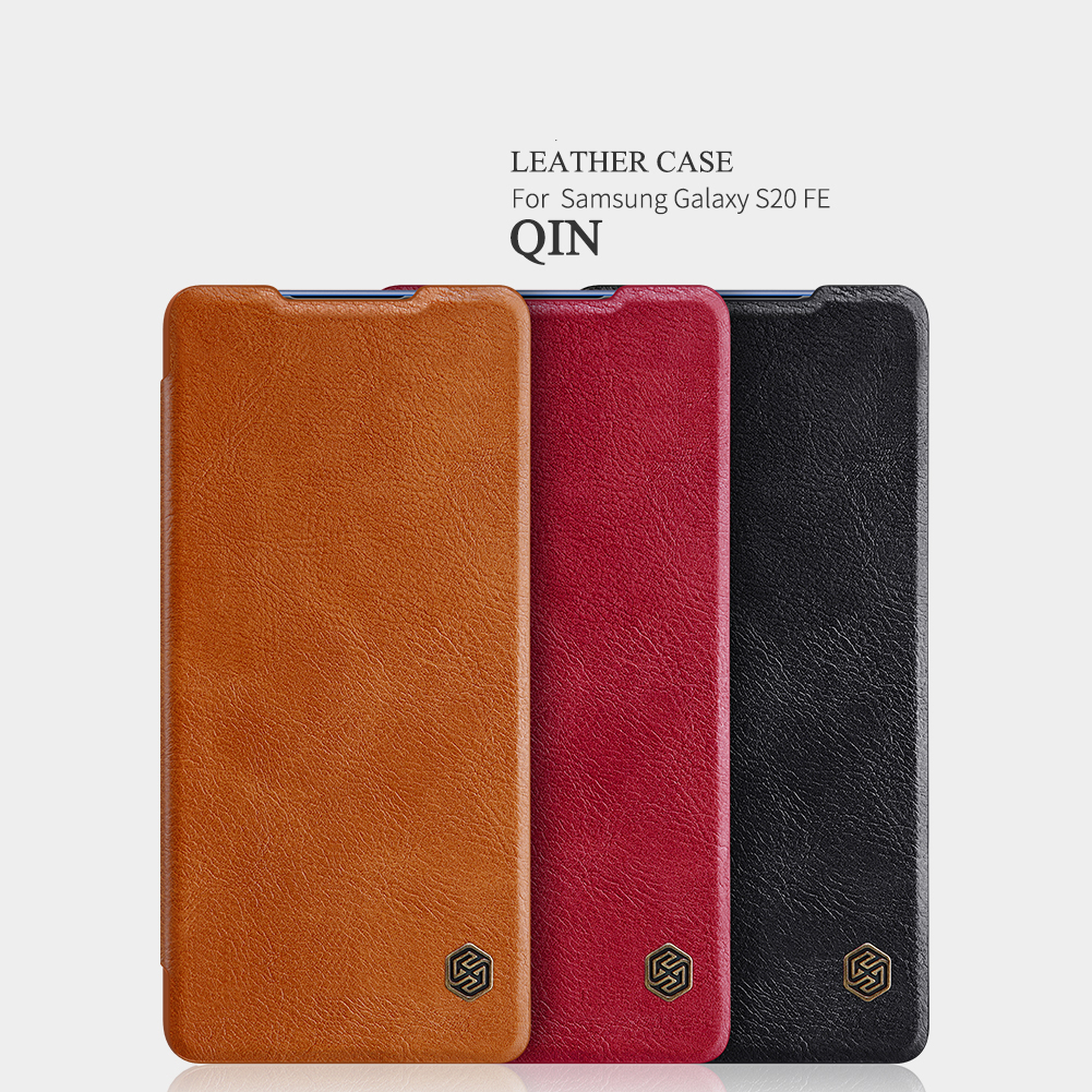 Case Samsung Galaxy S20 FE / Pre-order * Nillkin Qin ใช้หนังที่มีพื้นผิวธรรมชาติที่เหนือกว่าทำให้เคสสัมผัสได้ถึงสัมผัสที่เหนือกว่า *