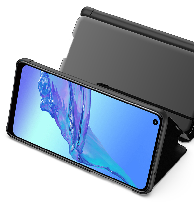 Case OPPO A53 (2020) # Pre-Order * ผลิตจากวัสดุ PC + หนัง PU หน้าต่างโปร่งแสงเพื่อการดูข้อมูลได้ง่าย *