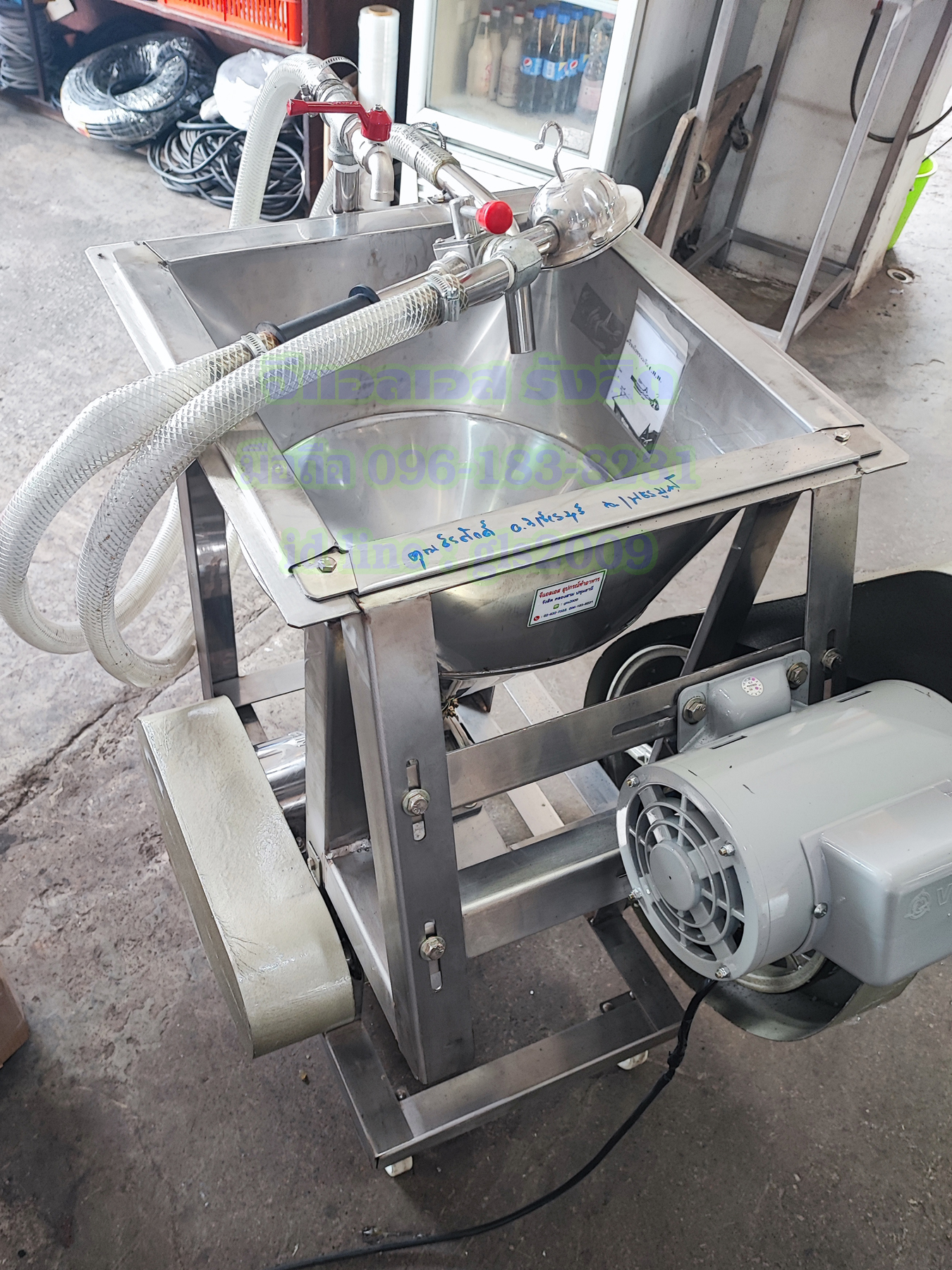 เครื่องโรยเส้นขนมจีนโครงสแตนเลส